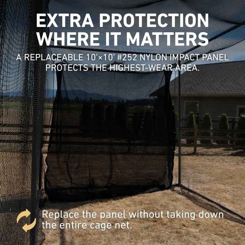 Distance Bay Golf Practice Net and Frame