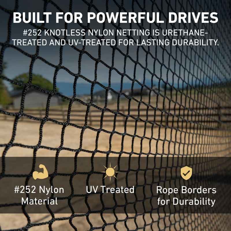 Distance Bay Golf Practice Net and Frame