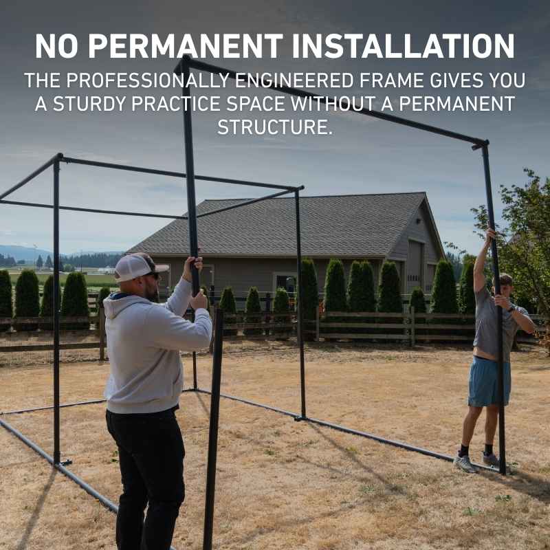 Distance Bay Golf Practice Net and Frame