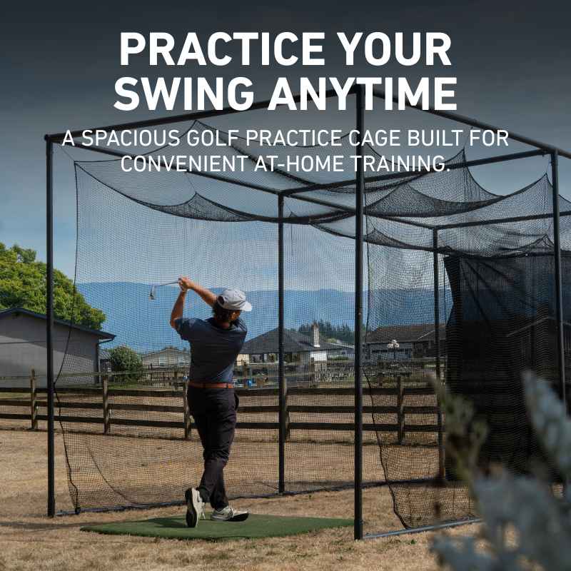 Distance Bay Golf Practice Net and Frame