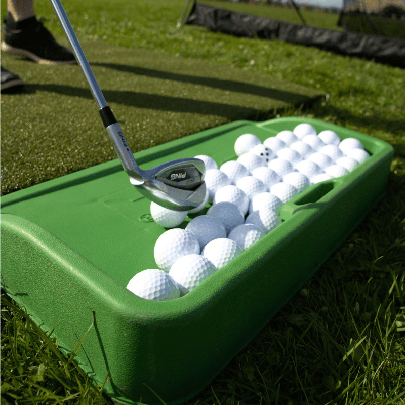 Golf Ball Tray with Phone Holder
