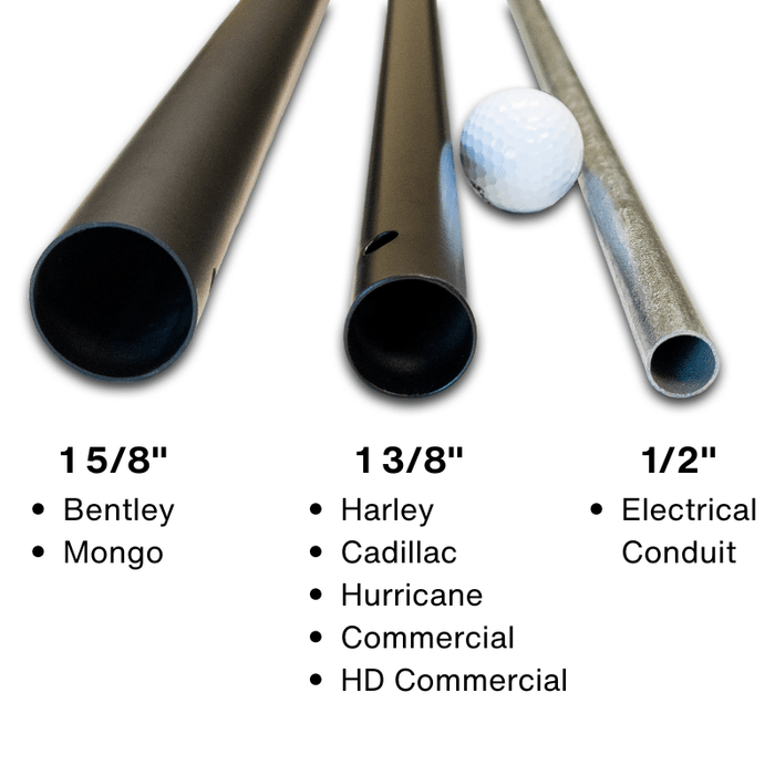 Comparing Each of our Golf Cage Frame Poles