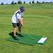 Golf Mat Alignment Tool in Use Driving range