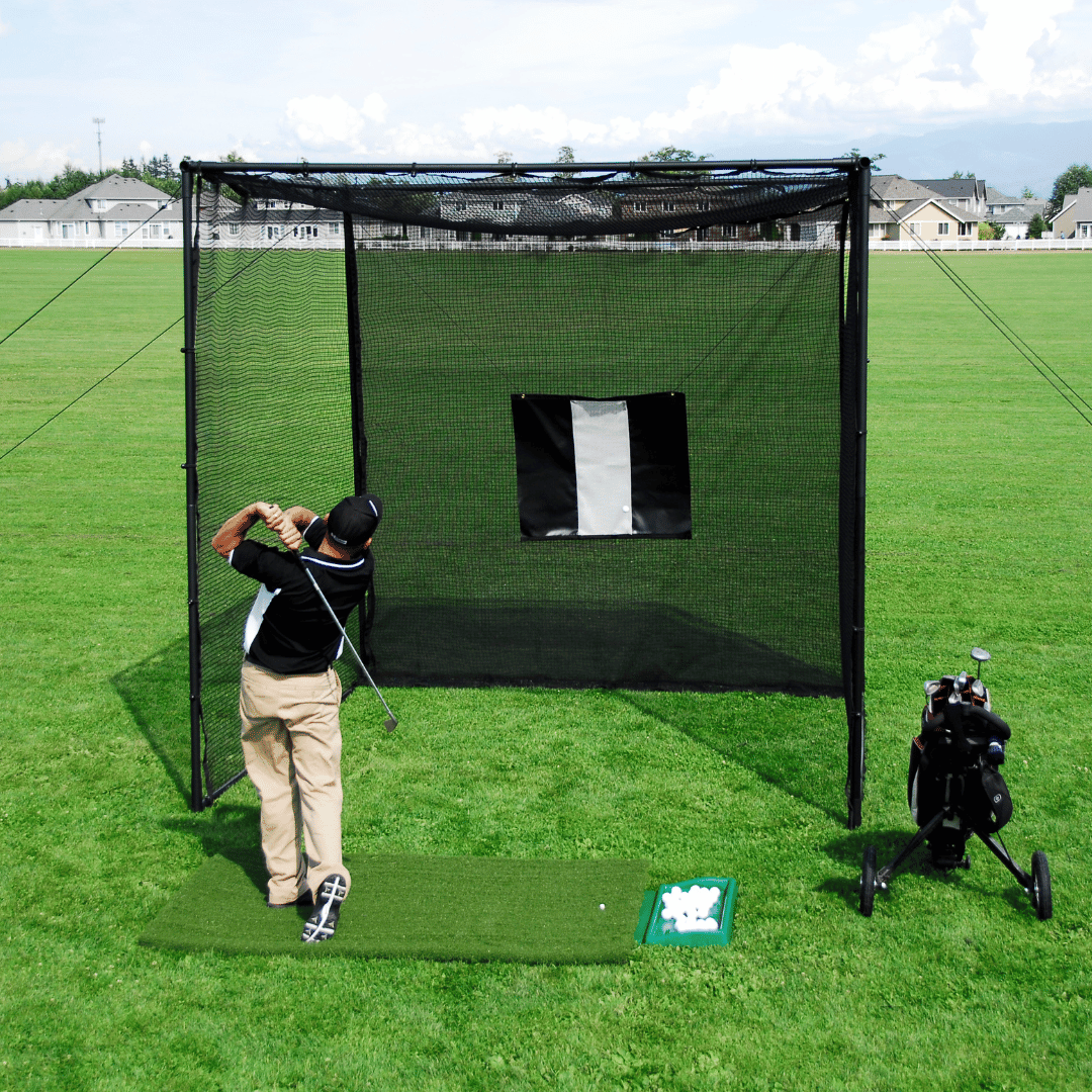 Bentley Golf Cage System with Golfer